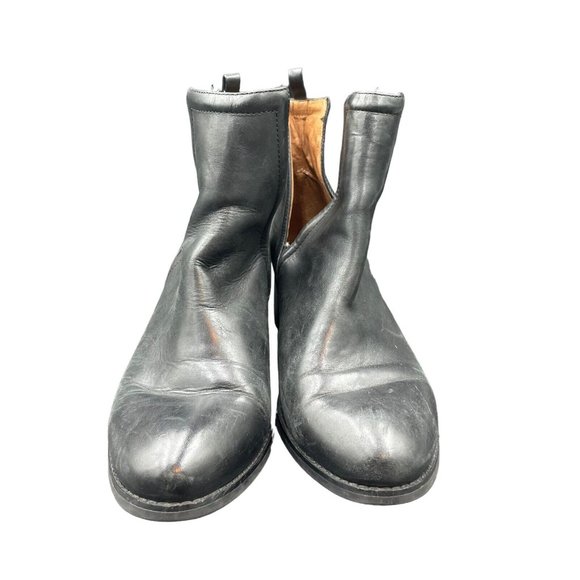 Jeffrey Campbell Oriley Bootie Women's 10 Black Leather Cutout Ankle Boot - Picture 2 of 8